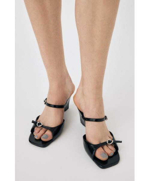 moussy DOUBLE BELTED WEDGE サンダル moussy｜DOUBLE BELTED WEDGE サンダル | Rakuten Fashion(楽天