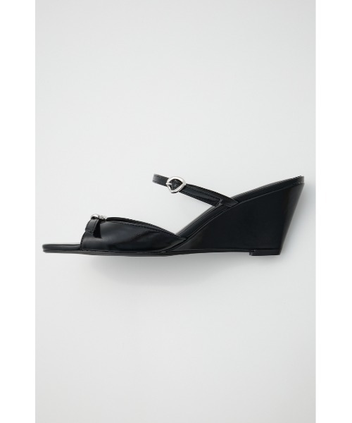 MOUSSY サンダル DOUBLE BELTED WEDGE レディース : ZOZOTOWN