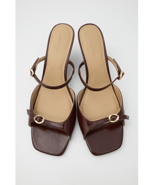 moussy DOUBLE BELTED WEDGE サンダル MOUSSY サンダル DOUBLE BELTED WEDGE レディース : ZOZOTOWN