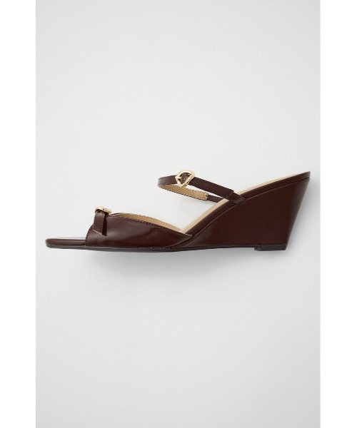 moussy DOUBLE BELTED WEDGE サンダル MOUSSY サンダル DOUBLE BELTED WEDGE レディース : ZOZOTOWN