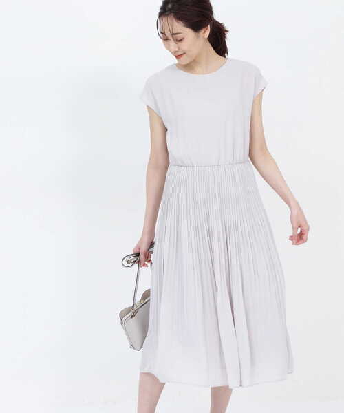 「NATURAL BEAUTY BASIC」 ノースリーブワンピース SMALL ピンク レディース_画像2