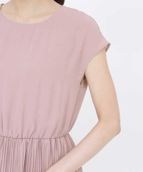 「NATURAL BEAUTY BASIC」 ノースリーブワンピース SMALL ピンク レディース_画像4
