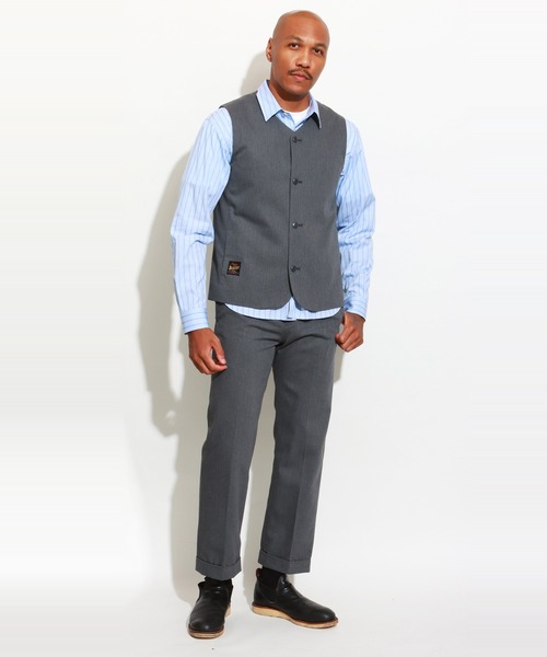 ROTAR（ローター） ベスト ジレ TC Herringbone Vest メンズ