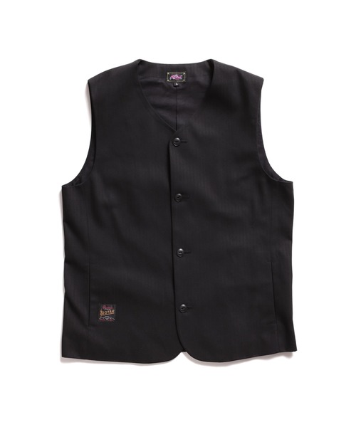 ROTAR（ローター） ベスト ジレ TC Herringbone Vest メンズ 
