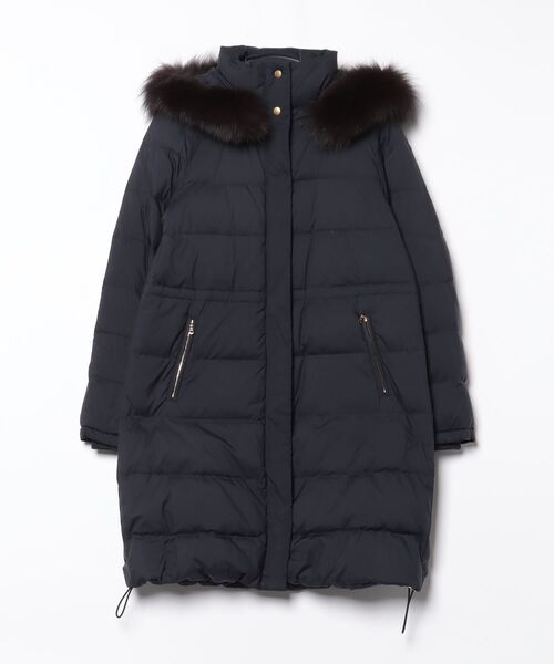 IENA　Aラインダウンコート IENA（イエナ） ダウンコート 38 ネイビー レディース : ZOZOTOWN