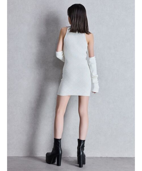 ワンピース GYDA ジェイダ GYDA SIDE OPEN BACK RIBBON LONGワンピース