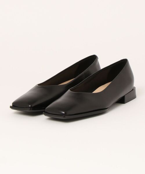ファビオルスコーニ　フラットパンプスシルバー ポイン【３７】【美品】 FABIO RUSCONI 「Fabio Rusconi」 フラットパンプス 37 シルバー