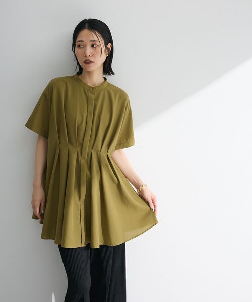 Green Parks チュニック ウエストタックシャツチュニック