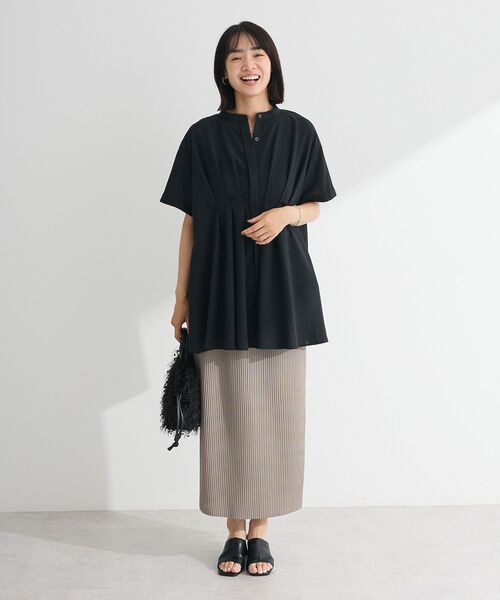 Green Parks（グリーンパークス） チュニック ウエストタックシャツ