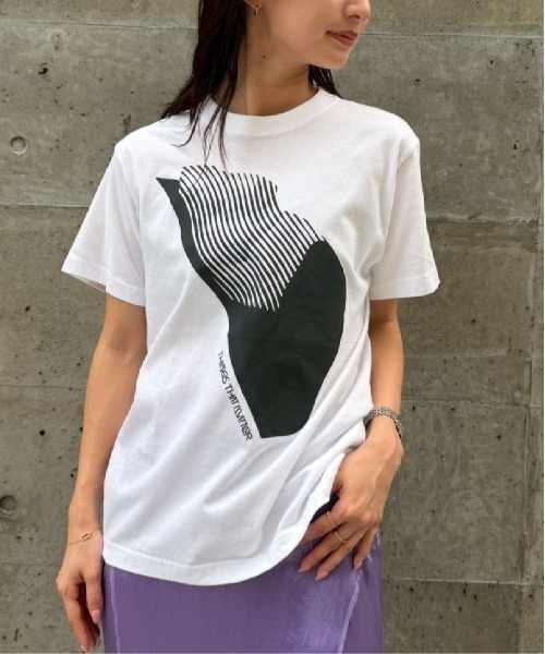 THINGS THAT MATTER カットソー ホワイト THINGS THAT MATTER（シングス ザット マター） tシャツ 半袖 AICON