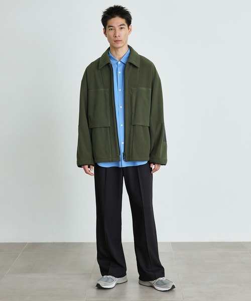 「PUBLIC TOKYO」 ジップアップブルゾン 1 ブラック メンズ_画像2