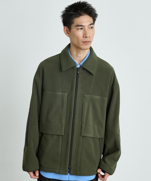 「PUBLIC TOKYO」 ジップアップブルゾン 1 ブラック メンズ_画像7