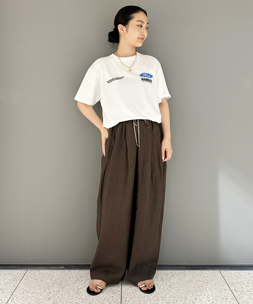 journal standard L'essage パンツ 「追加2」ヘンプリネンワイド