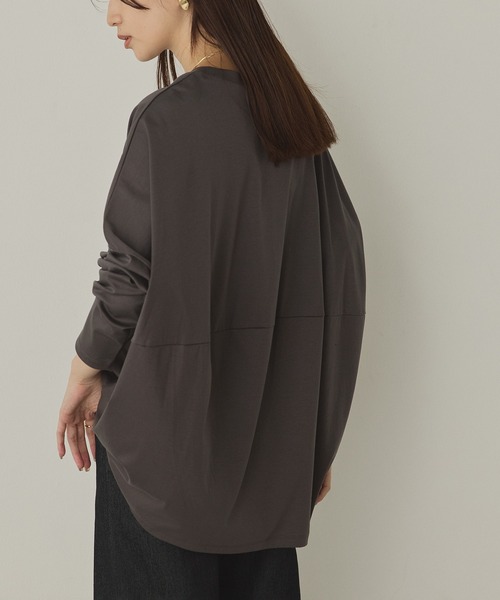 hunch（ハンチ） tシャツ コクーンシルエット ロンT レディース