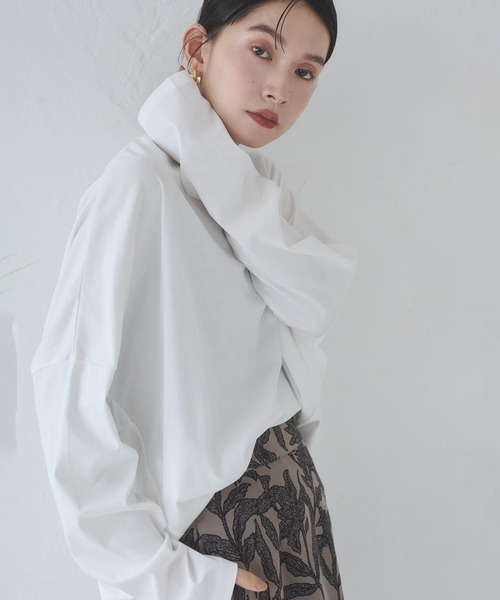 hunch（ハンチ） tシャツ コクーンシルエット ロンT レディース