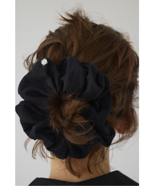 RIM.ARK シュシュ Natural texture scrunchie ナチュラルテクスチャー