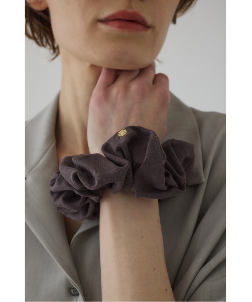 RIM.ARK シュシュ Natural texture scrunchie ナチュラルテクスチャー