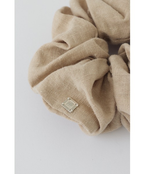 RIM.ARK シュシュ Natural texture scrunchie ナチュラルテクスチャー