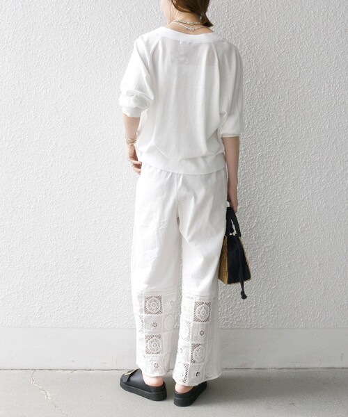 「SHIPS any」 7分袖ニットカーディガン ONE SIZE キャメル レディース_画像3