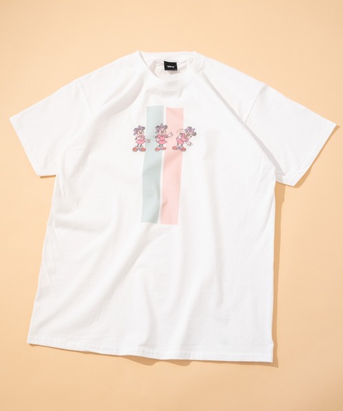 WALT DISNEY WORLD ミニープリント　Tシャツワンピース wv2101-1214_1.jpg