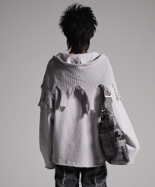 GRANCY ショルダーバッグ 「GRANCY」Crazy layered denim pants design