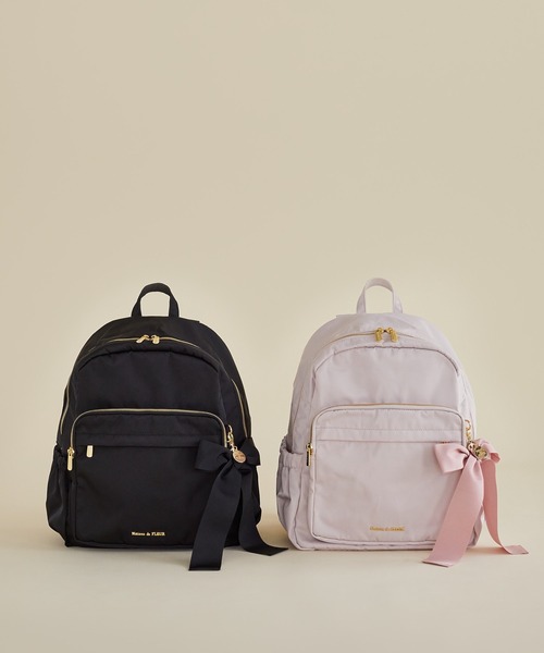 【値下げ】Maison de FLEUR✕マリー　リュック Maison de FLEUR デイバック リュック 撥水加工キャリーオン