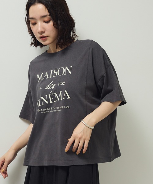 Green Parks（グリーンパークス） tシャツ アソートロゴ切替Tシャツ 