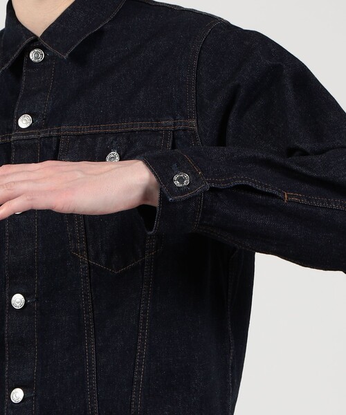 極美品EDWIN×TOMORROWLAND セルビッチデニムジャケット Gジャン EDWIN（エドウィン） デニムジャケット gジャン 「別注」EDWIN ONE