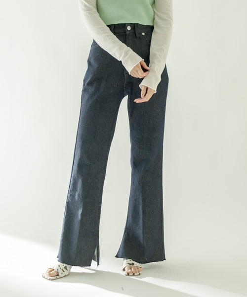 [mystic] ботинки cut Denim брюки 1 темно-синий женский 