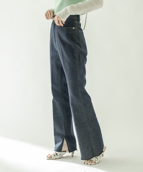 [mystic] ботинки cut Denim брюки 1 темно-синий женский 