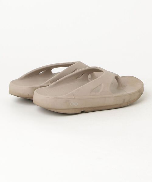 「OOFOS」 フラットサンダル 25 ベージュ レディース_画像2