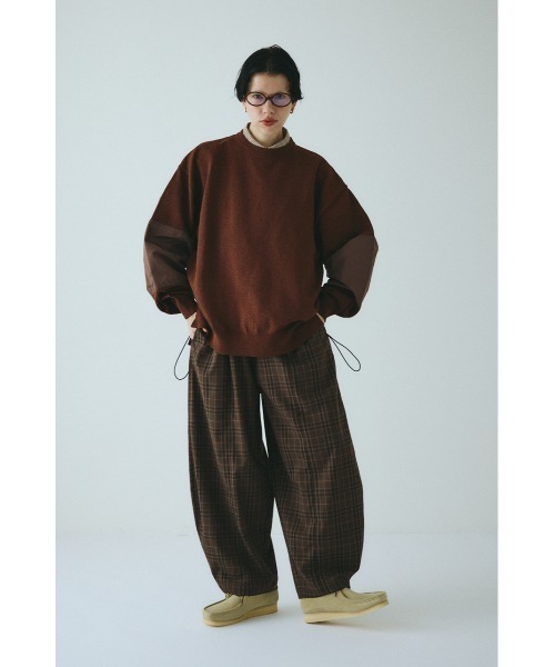 美品HeRIN.CYE ミリタリーボーイフレンドトップスニット 極美品HeRIN.CYE ミリタリーボーイフレンドトップスニット HeRIN.CYE