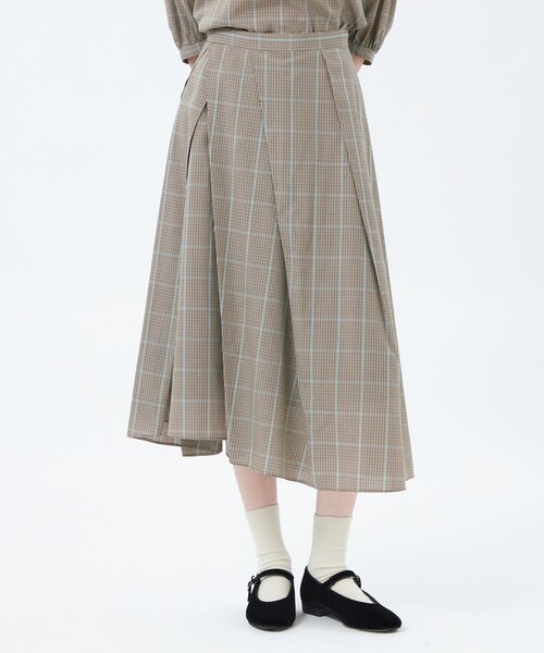 匿名　極美品　マッキントッシュフィロソフィー　チェック　スカート　フレア　38 2301-H5S0341106.jpg?v=1722993779