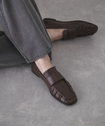 アダムエロペ　ローファー ADAM ET ROPE' ローファー ソフトギャザーローファー/撥水・晴雨兼用