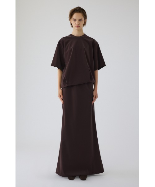 RIM.ARK シマーアシンメトリートップス 38 ブラック RIM.ARK tシャツ Shimmer asymmetry tops シマーアシンメトリー