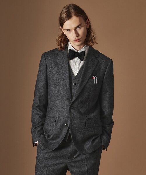 未使用 タグ付き 40ct525 タケオキクチ　テーラードジャケット　ウール 40CARATS&525 BY TAKEO KIKUCHI ジャケット テーラードジャケット 「S