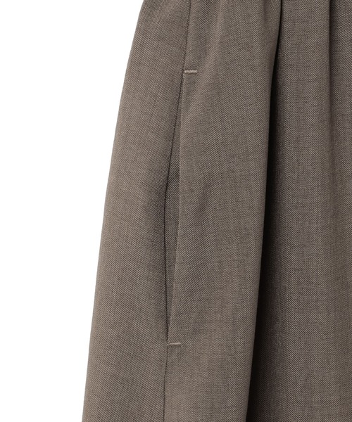 「A/C DESIGN BY ALPHA CUBIC」 半袖ワンピース 9号 モカ レディース_画像8