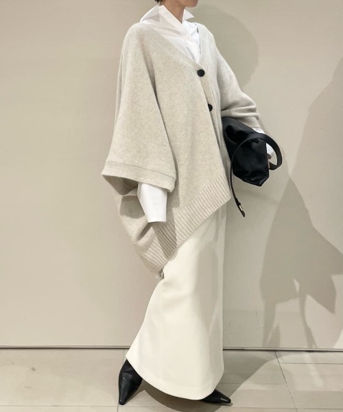 LE PHIL フォックス混ニット　ベージュ　『美品』 LE PHIL（ル フィル） ニット セーター フォックス混ニット レディース