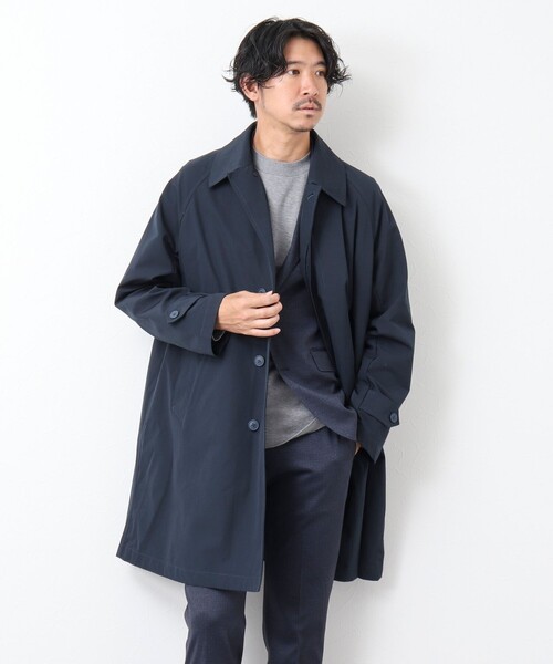 TAION（タイオン） ステンカラーコート X-LARGE ブラック メンズ