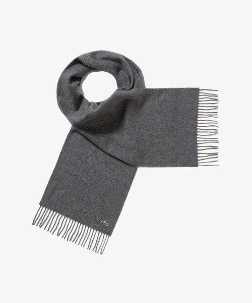 LACOSTE（ラコステ） マフラー ホワイトカシミヤマフラー メンズ