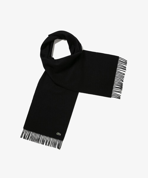 LACOSTE（ラコステ） マフラー ホワイトカシミヤマフラー メンズ