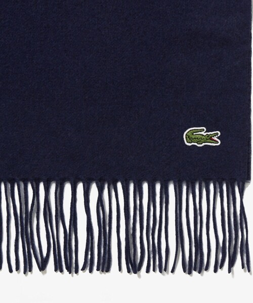 LACOSTE（ラコステ） マフラー ホワイトカシミヤマフラー メンズ