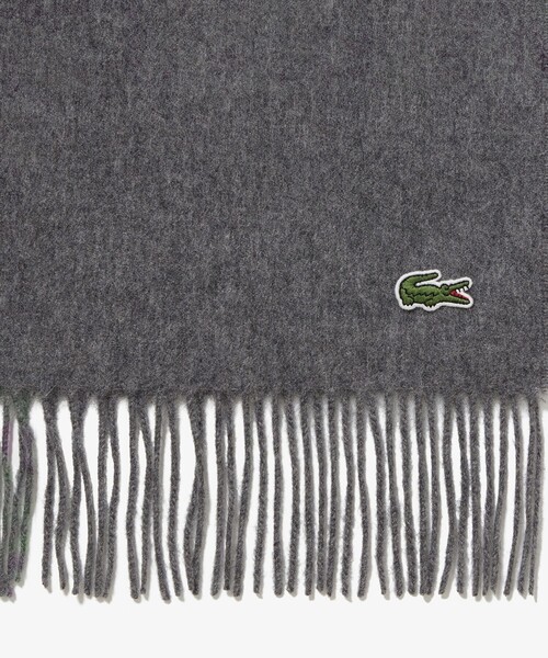 LACOSTE（ラコステ） マフラー ホワイトカシミヤマフラー メンズ