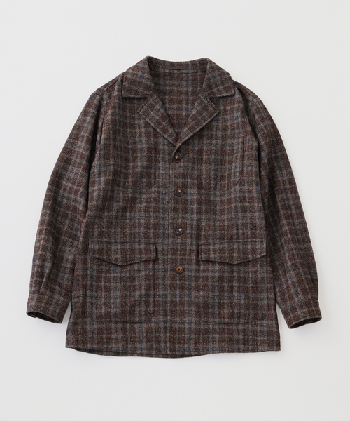 Caruso（カルーゾ） コート ジャケット Hunting Plaid ジャケット