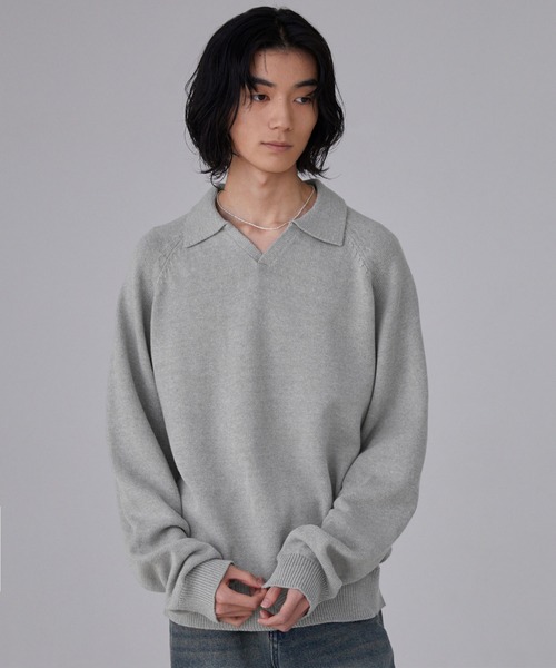 LUENNA セーター ニット 「LUENNA」Skipper Knit Polo Shirt