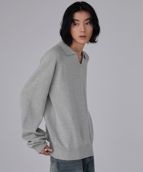 LUENNA セーター ニット 「LUENNA」Skipper Knit Polo Shirt