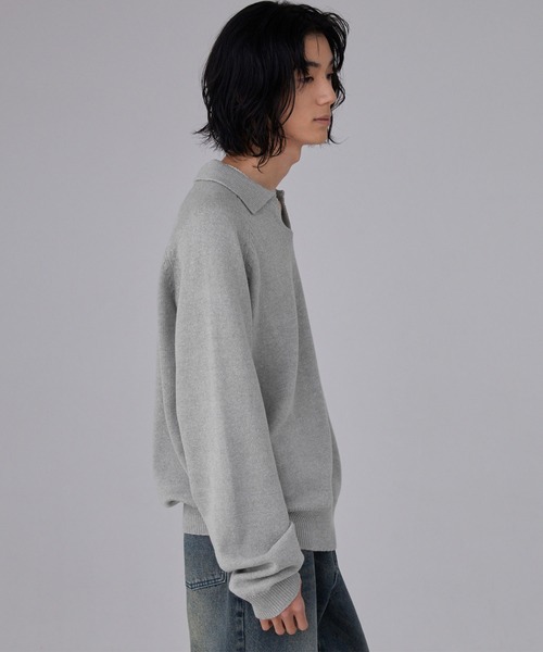 LUENNA セーター ニット 「LUENNA」Skipper Knit Polo Shirt