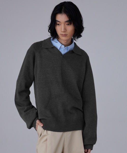 LUENNA セーター ニット 「LUENNA」Skipper Knit Polo Shirt