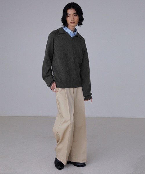 LUENNA セーター ニット 「LUENNA」Skipper Knit Polo Shirt