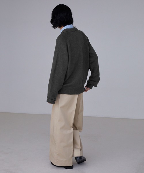 LUENNA セーター ニット 「LUENNA」Skipper Knit Polo Shirt